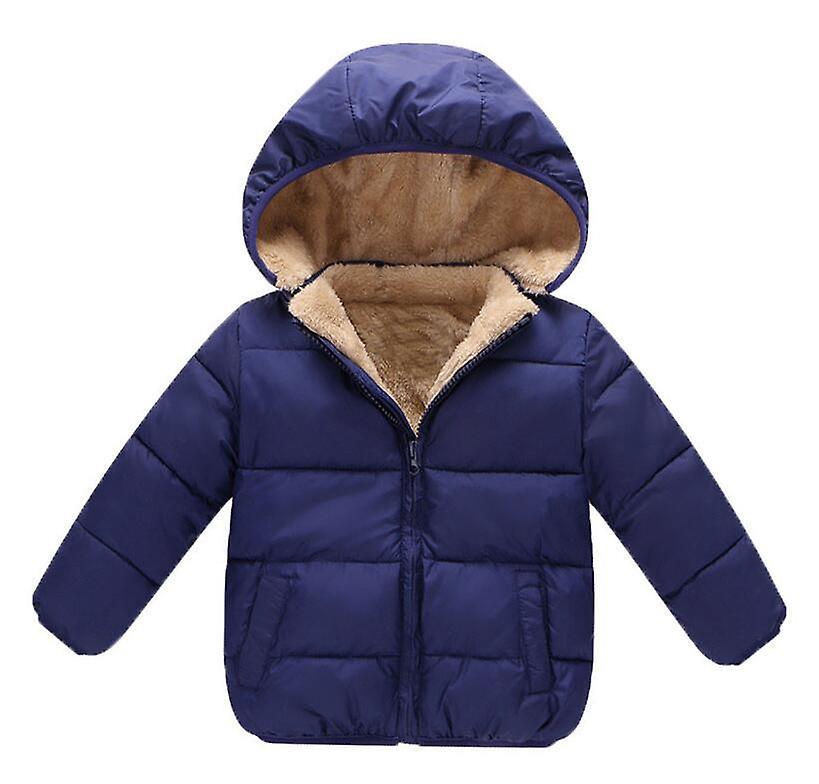 Slowmoose Winter Baby Outerwear Hooded Parkas Infant Jackets Warm Cotton Purple 24M