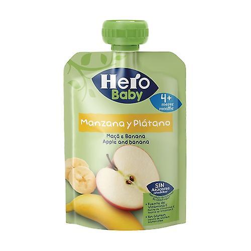 Hero Fruit bag with apple and banana 4m+ 100 g (Banana - Apple)