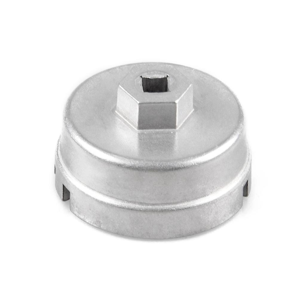 newmerun Aluminum Oil Filter Cap Wrench Tool for Toyota Prius Corolla Camry Rav4 Lexus Silvery ( Pearlescent)