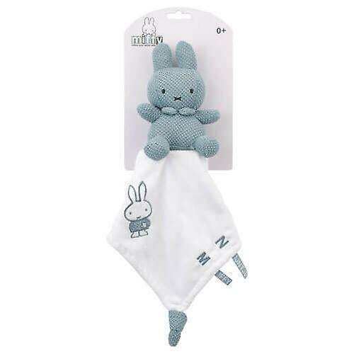 Miffy Polyester/Cotton Made On-the-Go Cuddle Blanket 19cm Suitable For Ages 0+ Green Knit