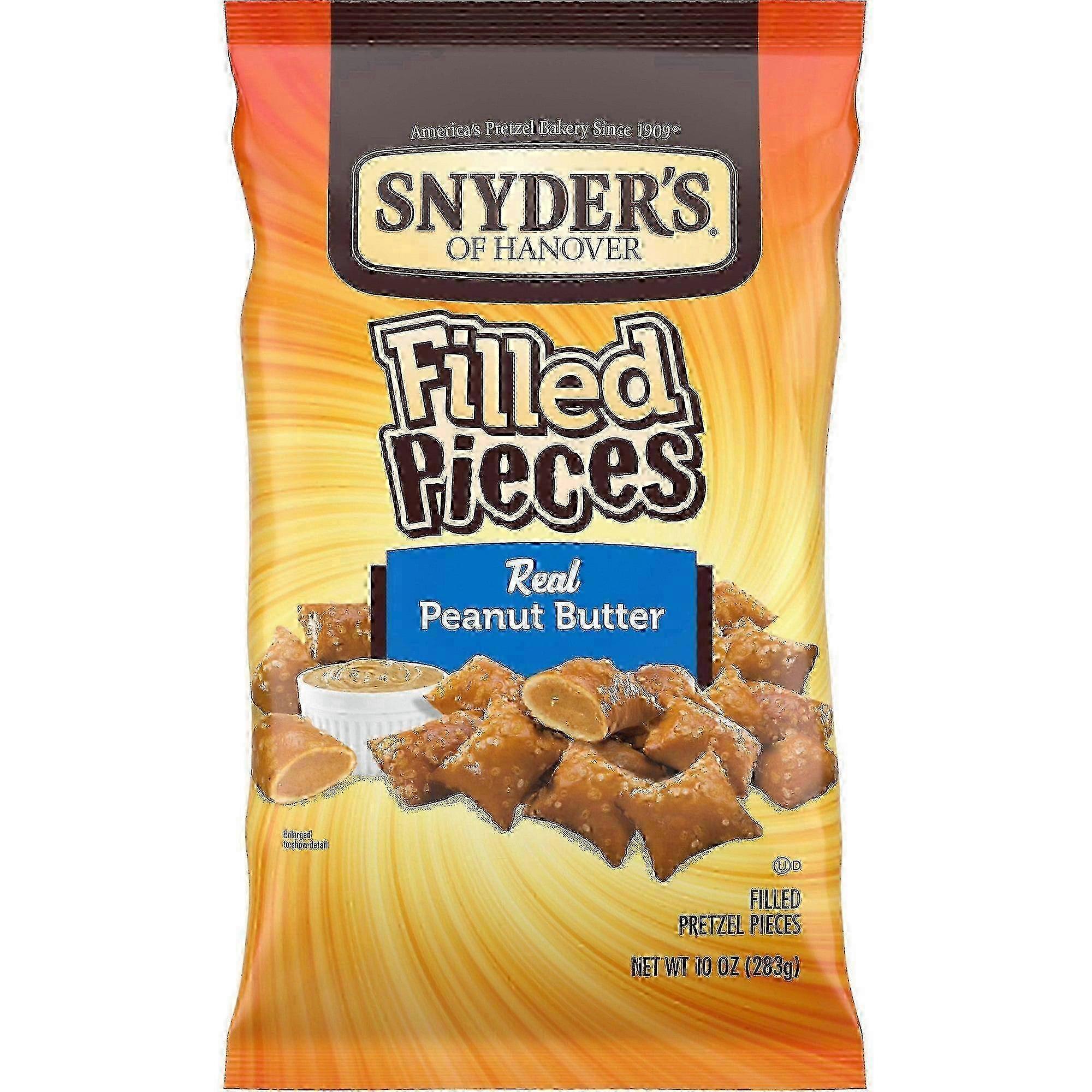 Snyder's of hanover peanut butter filled pretzel pieces, 10 oz