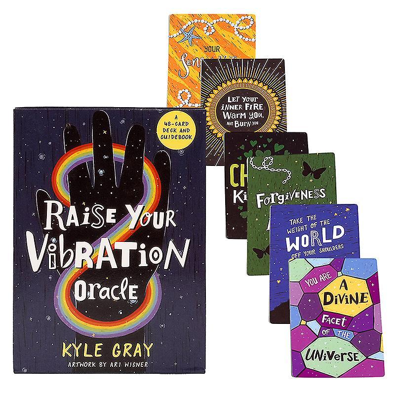 Unbrand Raise Your Vibration Oracle Card Tarot Divination Deck Family Party Board Game A