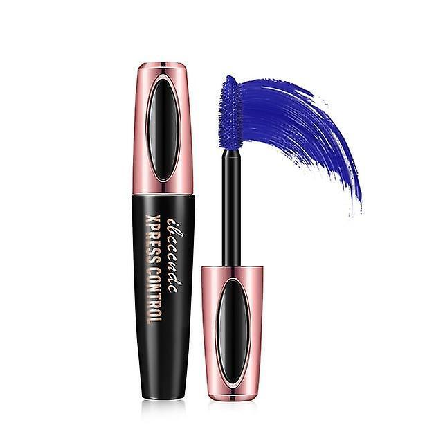 Slowmoose Colorful 4d Mascara Waterproof, Long Lasting ,thick Curling Eyelash Makeup royal blue