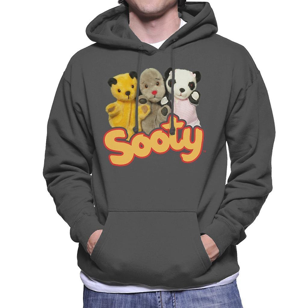 Sooty Sweep & Soo Men's Hooded Sweatshirt Charcoal XX-Large