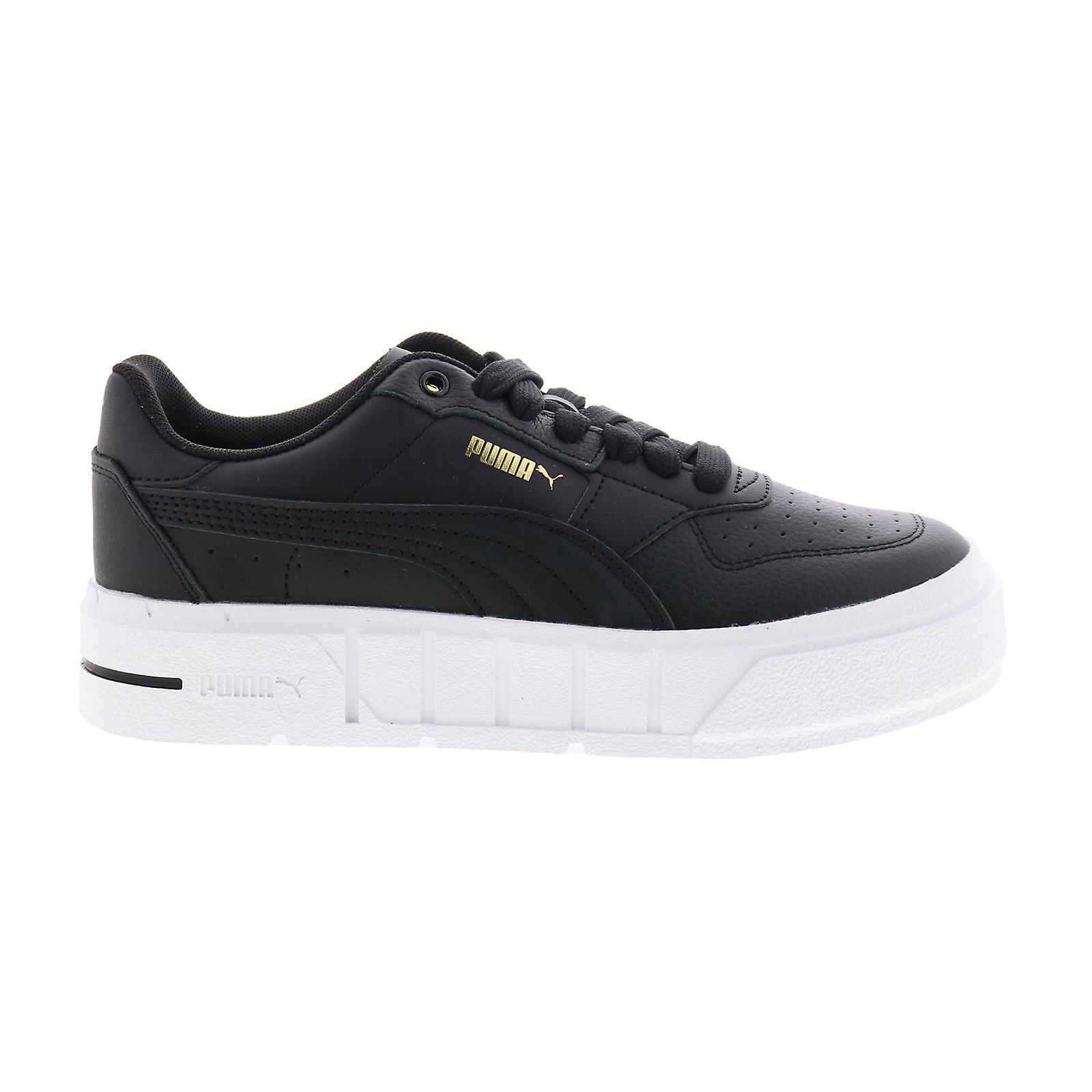 Puma Adult Womens Cali Court Leather Lifestyle Sneakers Puma Black Puma White US 8.5