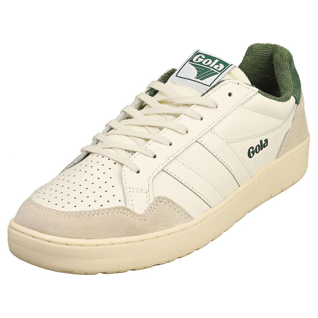 Gola Eagle Mens Casual Trainers in Off White Green 43 EU