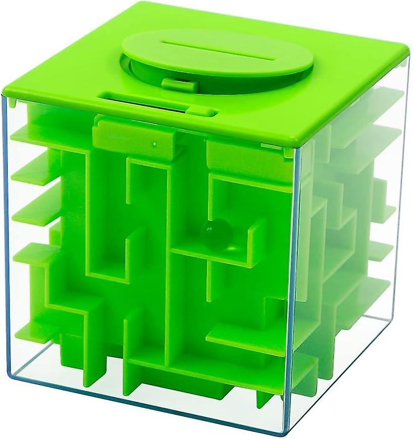 Pxcl Money Maze Puzzle Box for Kids and Adults, Perfect Money Holder Maze Puzzle Gift Box (Green),2024 Ping