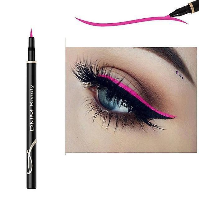 Slowmoose Neon Colorful, Waterproof And Quick Dry Smooth Eyeliner Pen Pink