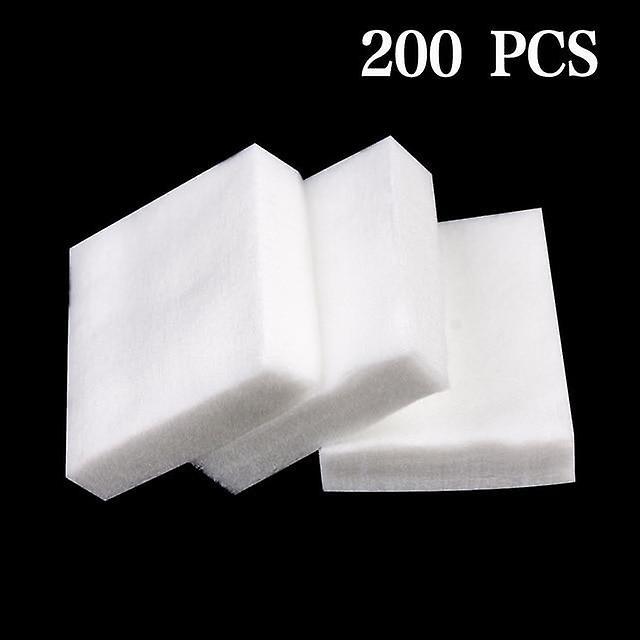 Slowmoose Cotton Nail Art Removal Wipes Lint Paper Pad, Gel Polish Cleaner Manicure 100% 200 pcs