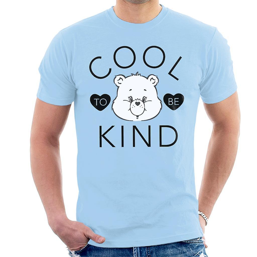 Care Bears Tenderheart Bear Cool To Be Kind Men's T-Shirt Sky Blue XX-Large