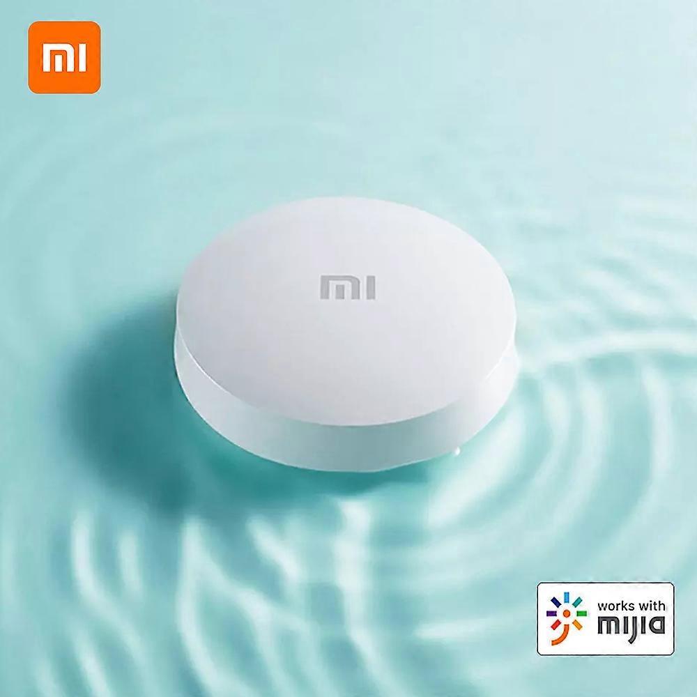 Xiaomi Water Sensor Smart App Leak and Drip Alert Leak Detector Flood Sensor Alarm BT Water Detector App Alerts Easy to Install Remote Waterproof Leak