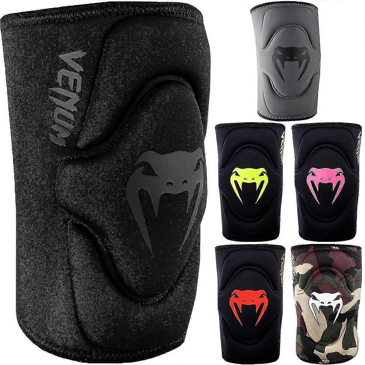 Viewleaf Kontact Gel Shock System Protective Mma Training Knee Pads Neon Pink S