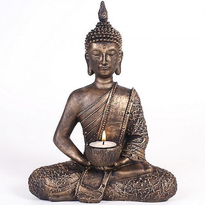 Sitting Thai Buddha Tealight Holder