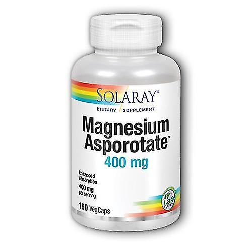 Solaray Magnesium Asporotate, 180 Caps (Pack of 1)