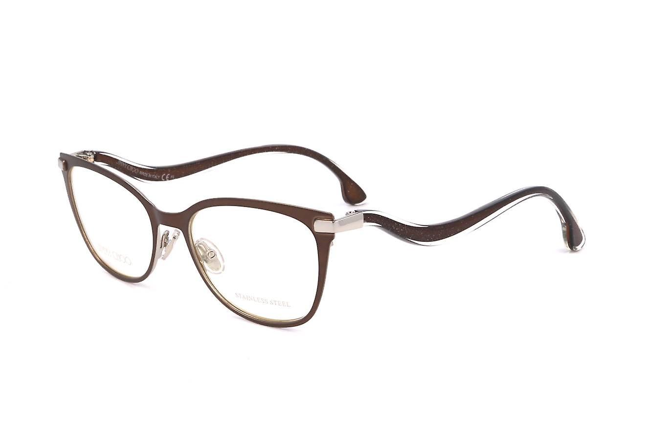 Eyewear Frames Jimmy Choo JC256 12R MATTE BROWN SILVER 51/17/145 WOMAN 51 mm