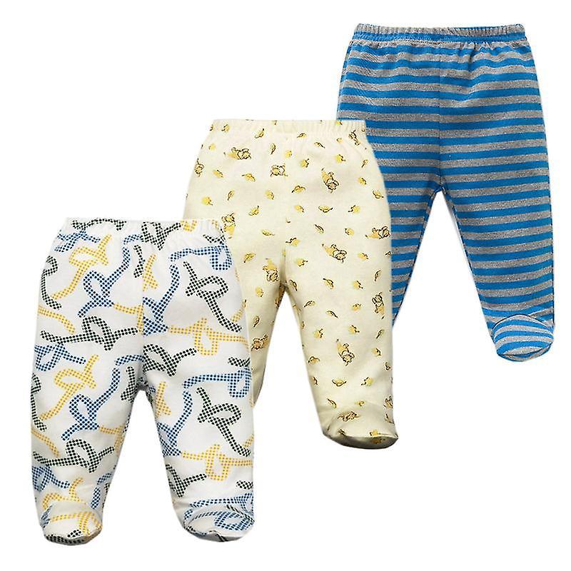 Slowmoose Footed Baby Pants, 100% Cotton Clothes 6M