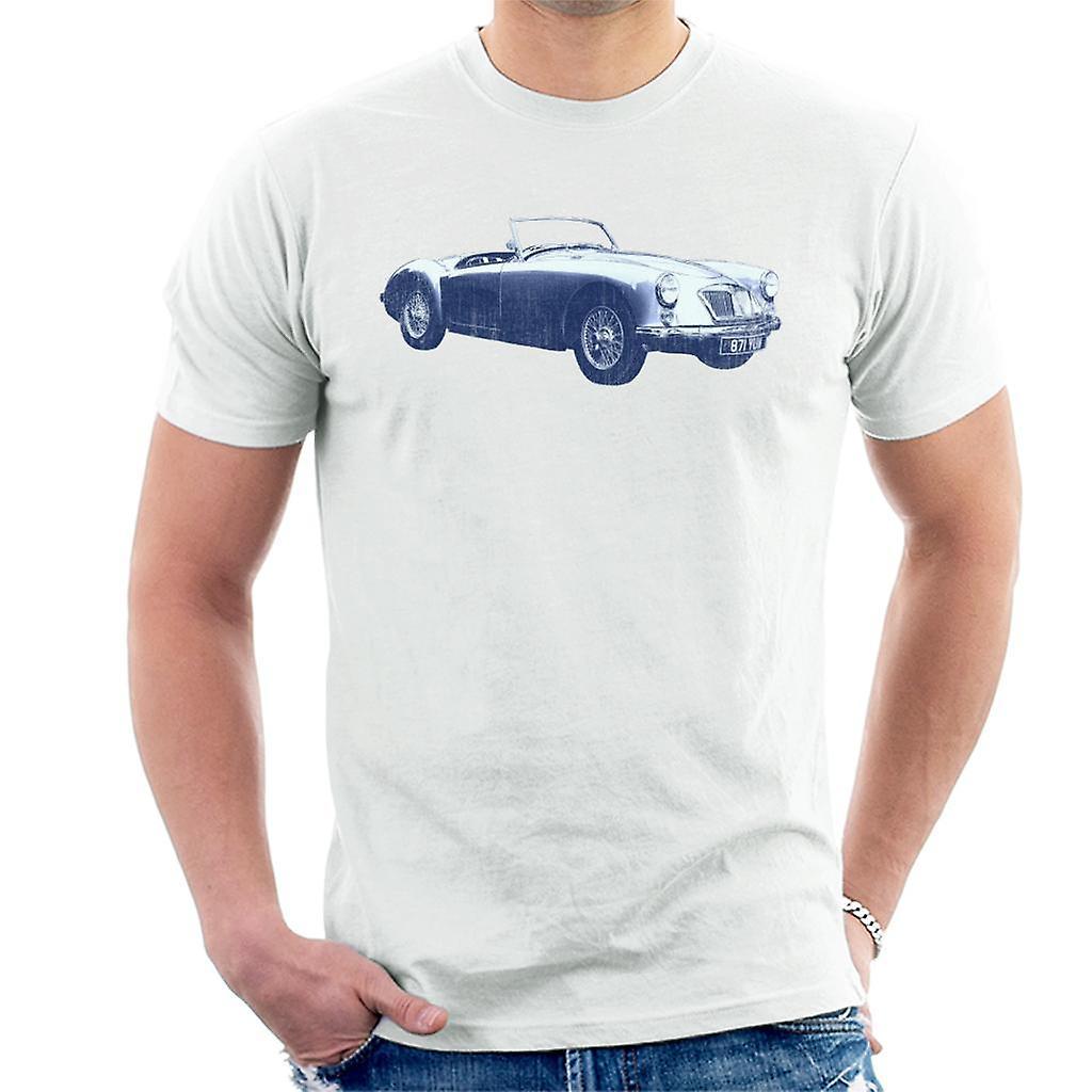 MG MGA 1962 British Motor Heritage Men's T-Shirt White Large