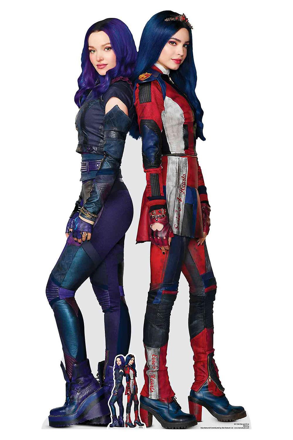 Mal and Evie  from Descendants 3 Official Lifesize Cardboard Cutout / Standee