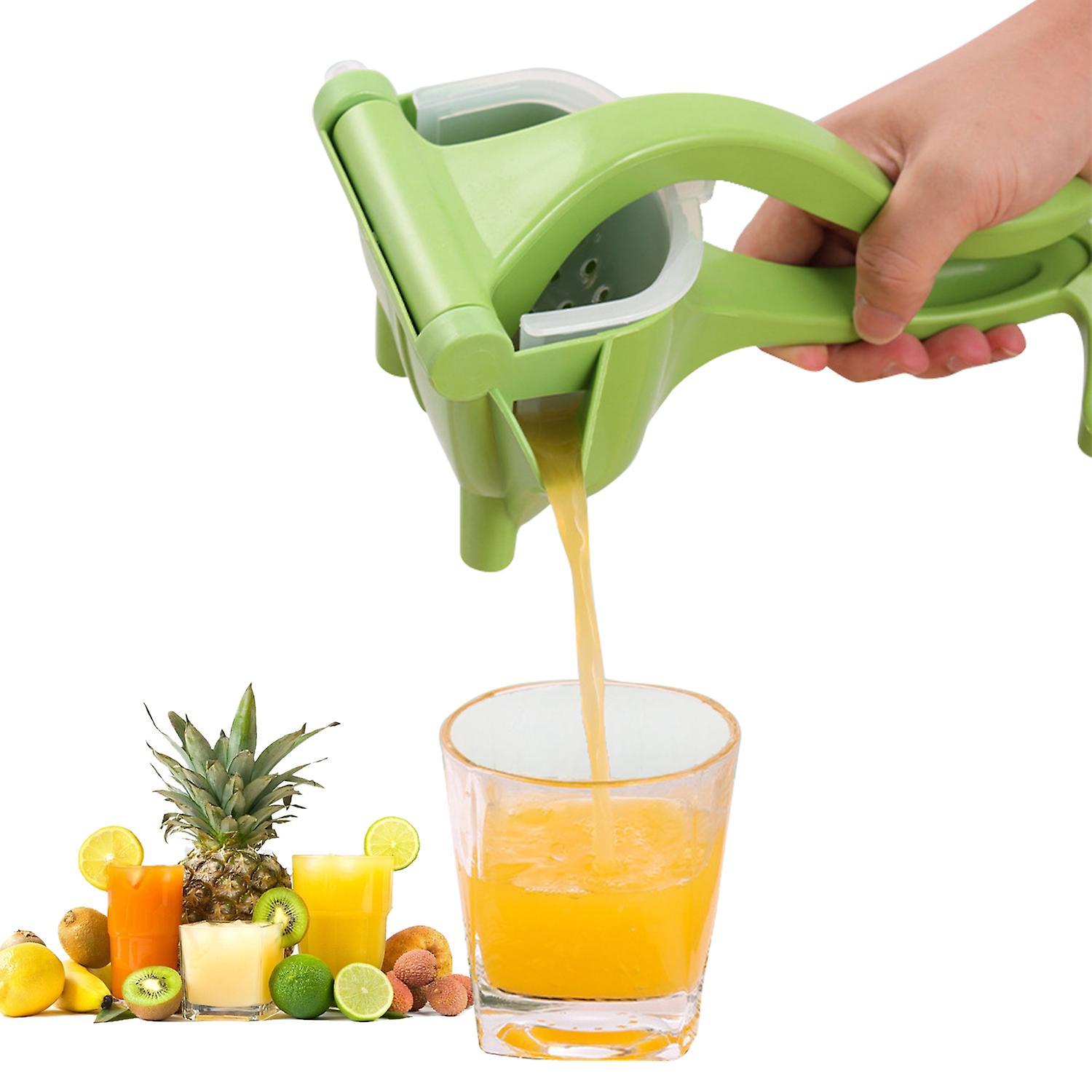 Longzhen Manual Juicer Citrus Lemon Squeezer, Handheld Lemon Juicer Squeezer, Fruit Juicer Lime Press, Hand Juicer Kitchen Tool Green