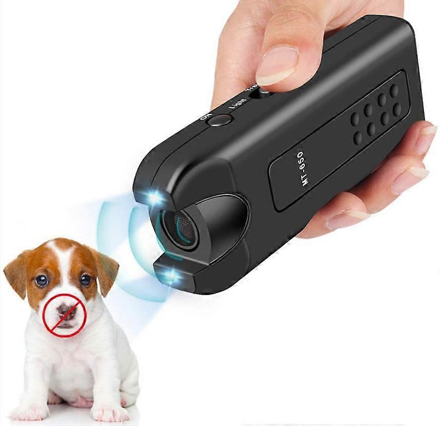 Qin Ultrasonic dog repellent, handheld dog training device, adjustable frequency, effectively prevents dogs from attacking and harassing, easy to c...