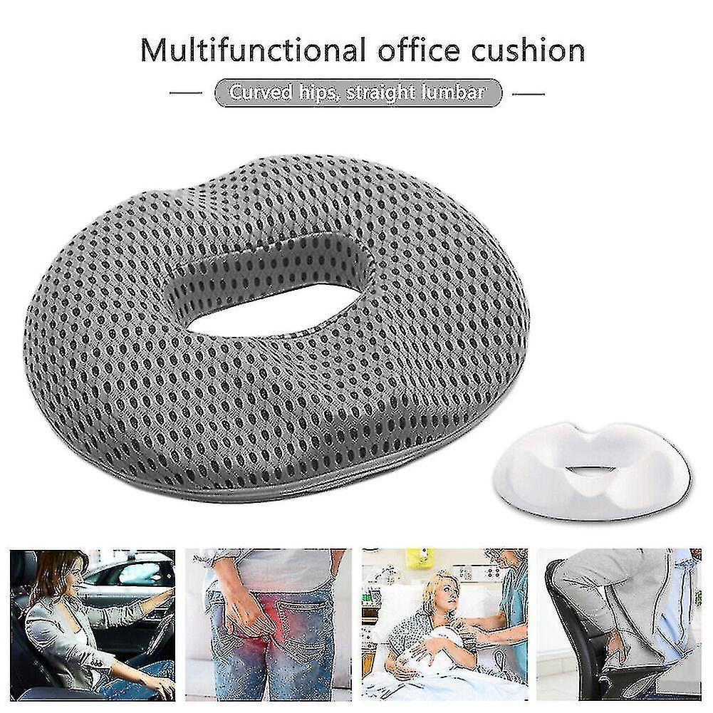 Cryin Donut Seat Cushion Comfort Pain Relief Coccyx Hemorrhoids Pillow Surgery Care A+ man