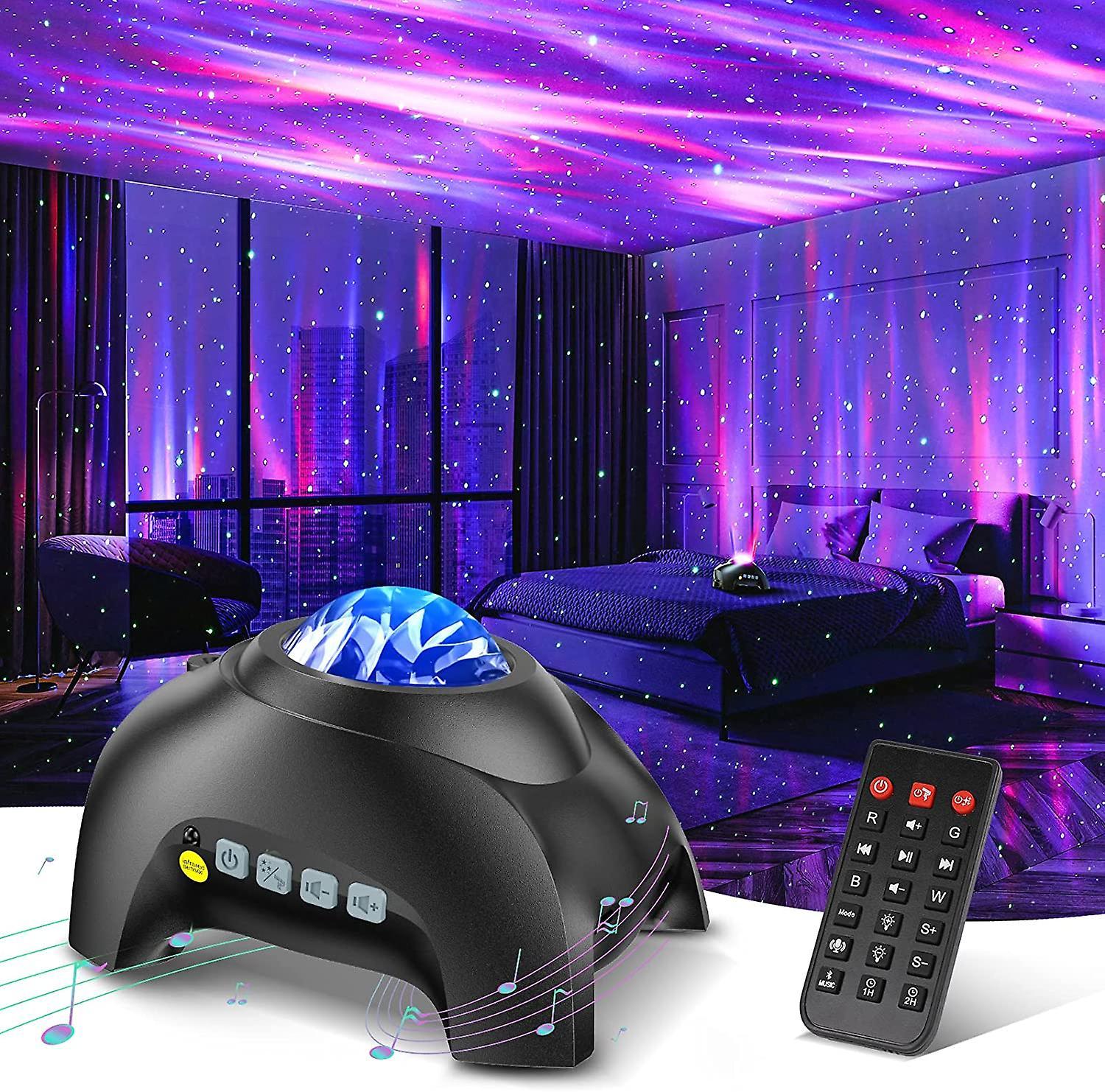 Night Lights Ambient Lighting Northern Galaxy Light Aurora Projector With 33 Light Effects, Night Lights Led Star Projector For Bedroom Nebula Lamp...