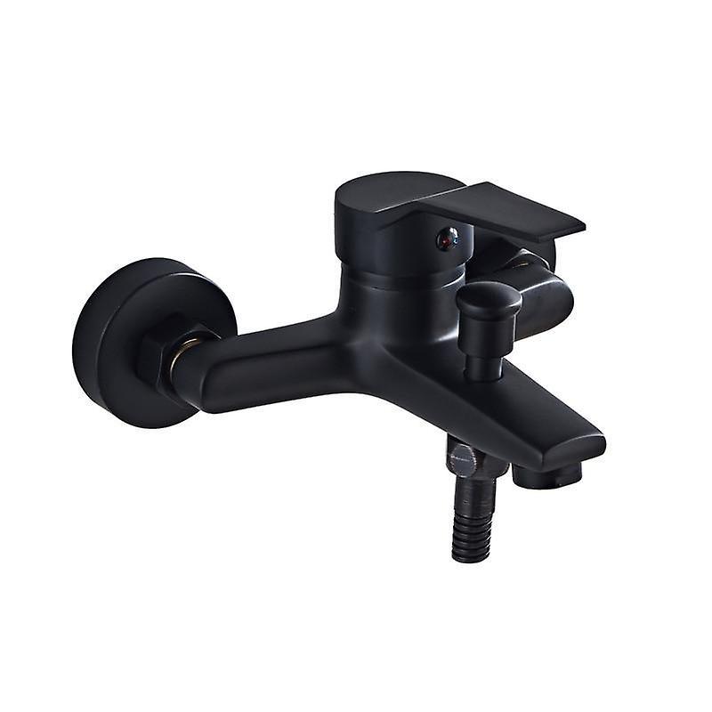 Slowmoose Wall Mount Bathroom Shower Faucets, Mixer Tap Control Valve Black control valve