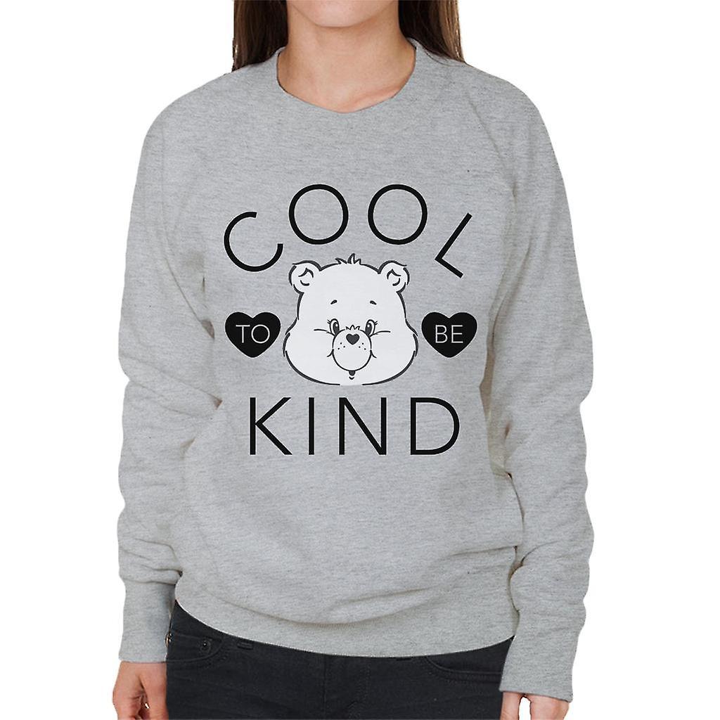 Care Bears Tenderheart Bear Cool To Be Kind Women's Sweatshirt Heather Grey XX-Large