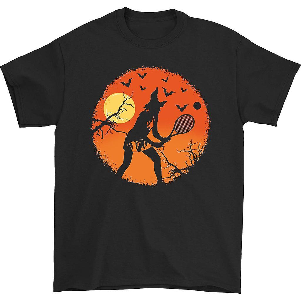 HISHARK Halloween witch tennis player t-shirt Black XL