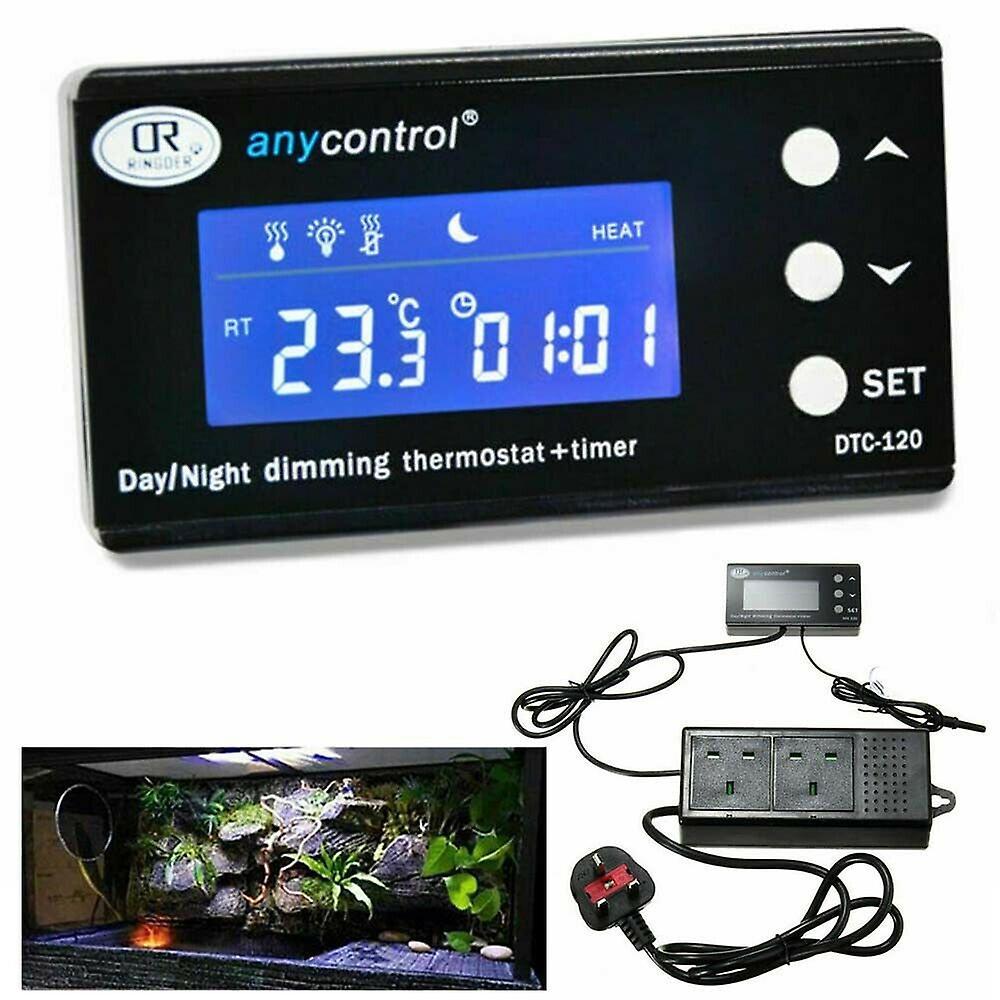 Shenzhenyg Digital Reptile Thermostat Day & Night Dimming+timer Aquarium Heat L