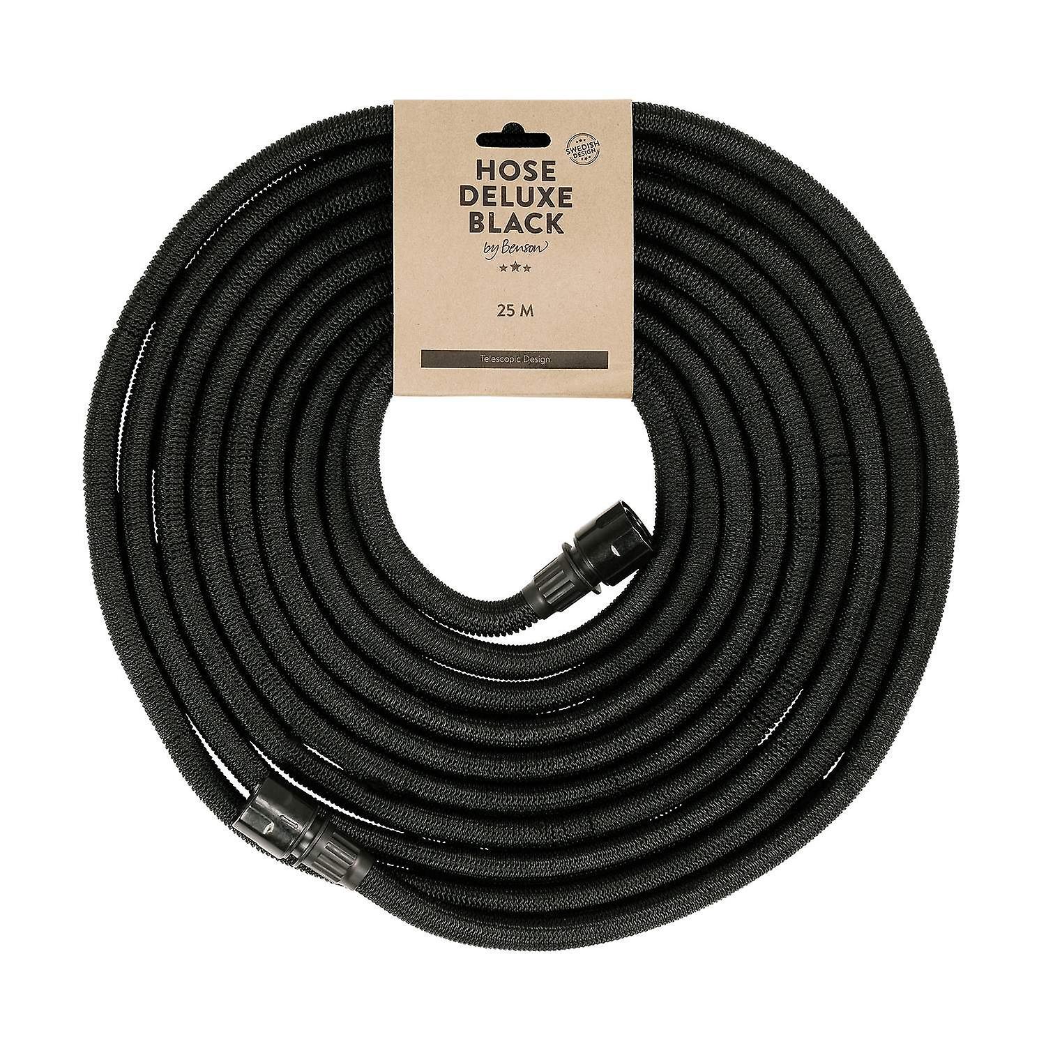 by Benson Garden Hose Deluxe. Stylish and Expandable. Textile and Latex 25m