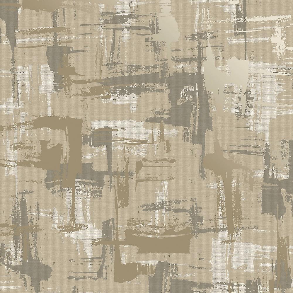 Holden Decor Abstract Geo Beige Wallpaper 13562