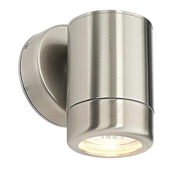 Faro Lighting Atlantis Outdoor Coastal Wall Down IP65 7W Marine Grade Brushed Stainless Steel Dimmable IP65 - GU10