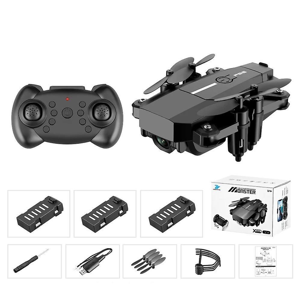 Slowmoose Profissional, Hd 1080p, F86 Wifi-foldable Mini Drone With Camera Black No Camera 3B