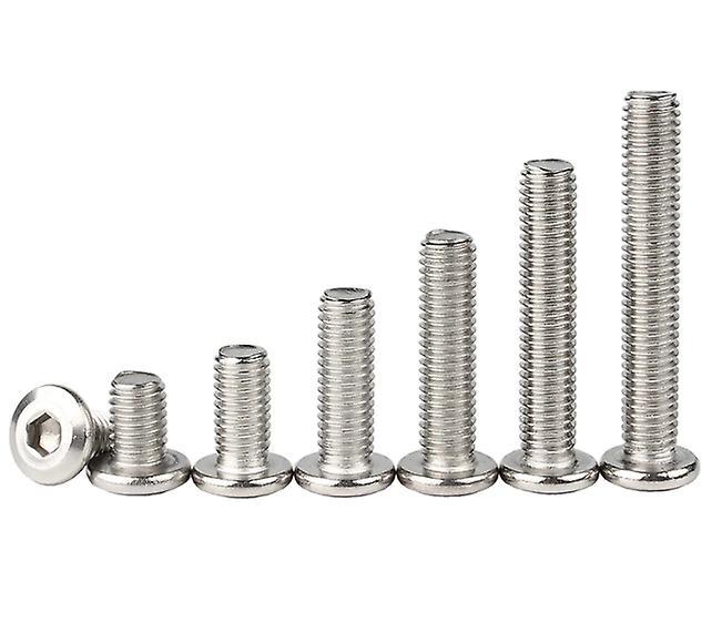 Slowmoose Stainless Steel Hexagon Socket - Wafer Head Allen Cap Screw Bolt 40mm / M3 50pcs