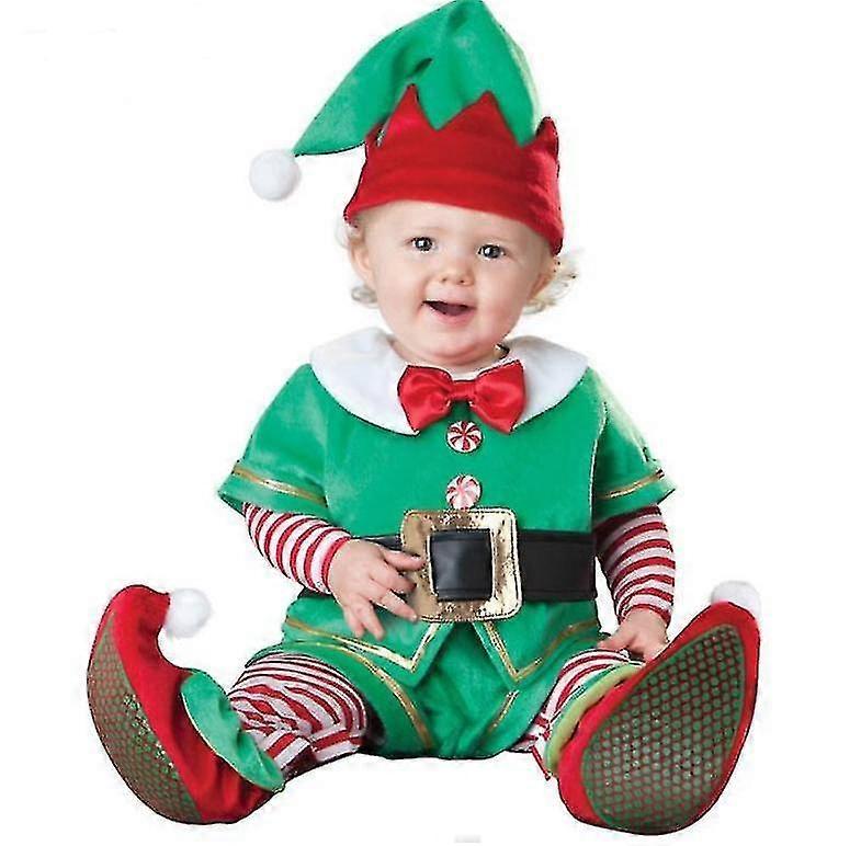 Ceisv Christmas Baby Elf Costume Christmas Costumes Elf Lil Outfit Newborn Xmas 130CM