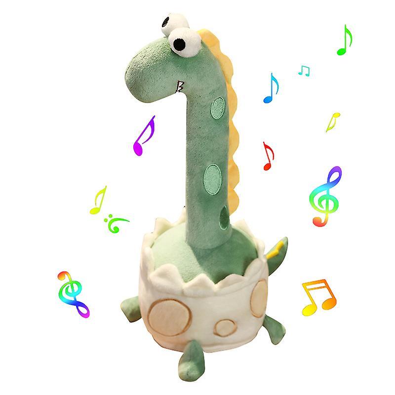 Darmowade Dancing Dinosaur Toy That Repeats What You Say! With Glowing Singing Recording Cute Dinosaur Stuffed Animal Kids Toy Birthday Xmas Gifts ...