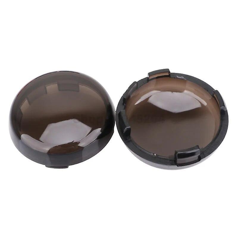 Roobeki Motorcycle Turn Signal Light Indicator Lights Lens Caps Cover For Harley Dyna Softail Electra Glide Road King Sportster 883 1200 Black 2pcs