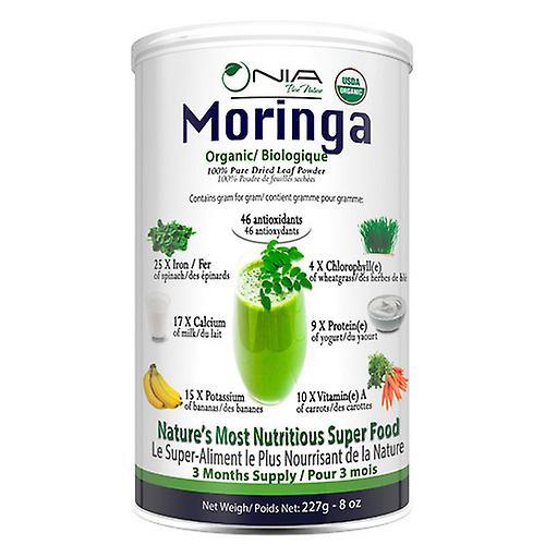 Nia Pure Nature Organic Moringa Powder, 227 Grams (Pack of 1)