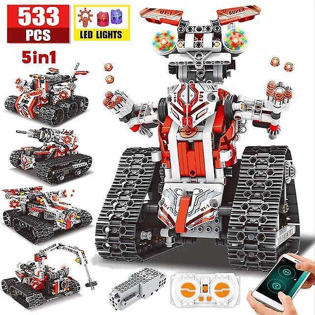 Control Robot Building Blocks | Building Block Robot Technic | Building Block Rc Robot - Blocks - No box No Paper inst