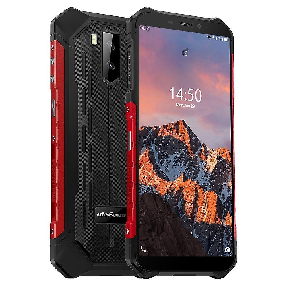 Ulefone Armor X5 Pro Rugged Waterproof Smartphone 4+64GB Android 11 Cell Phone Red