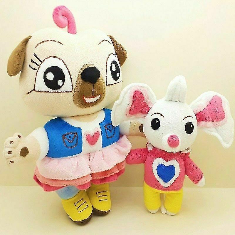 Elciaicle Chip And Potato Plush Toys Pug And Mouse Stuffed Animal Doll Cute Kids Mouse-17cm