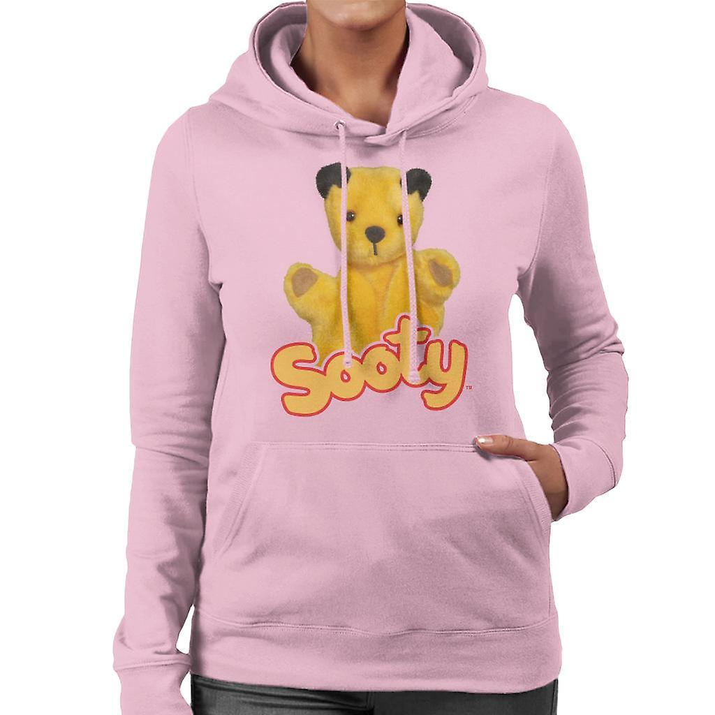 Sooty Wave Logo Women's Hooded Sweatshirt Light Pink XX-Large