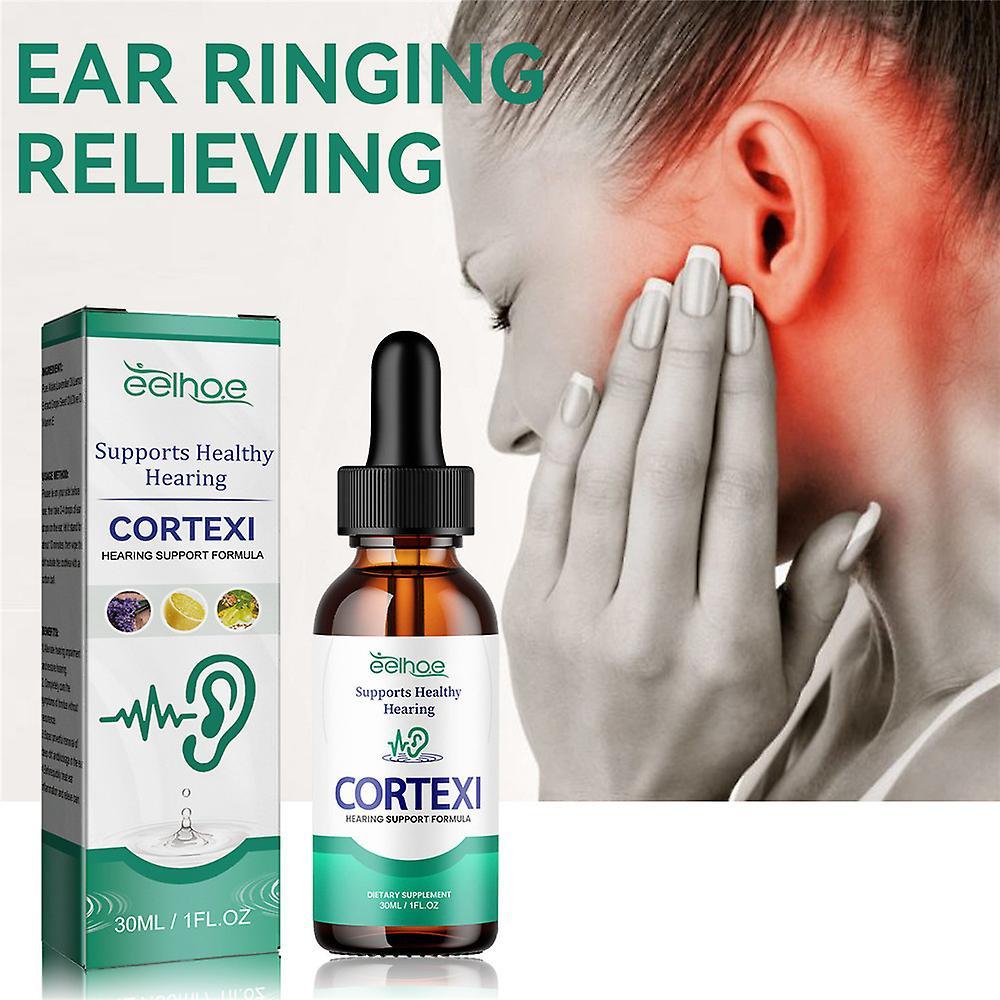 Vicbuy Relieve Tinnitus Adults Tinnitus Drops,Earache Drops,Ear Ringing Drops,Ear Pain Relief Drops,Hearing Ear Drops 30ml