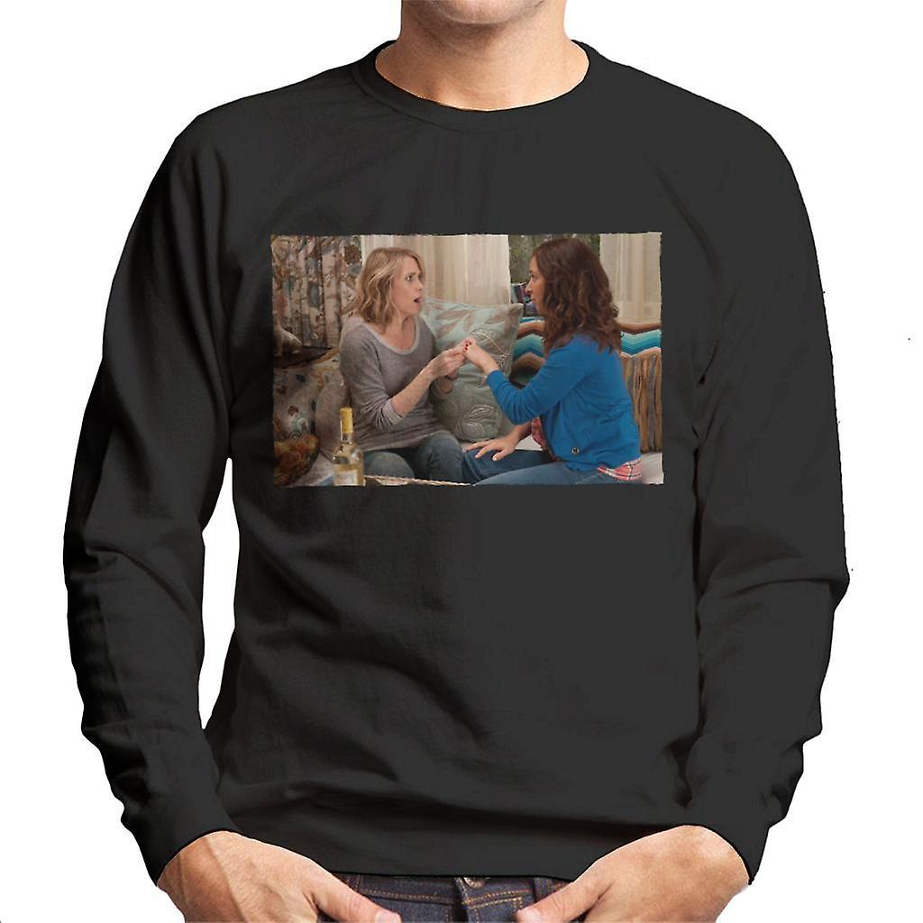 Bridesmaids Annie And Lillian Reveals Engagement Men's Sweatshirt Black X-Large