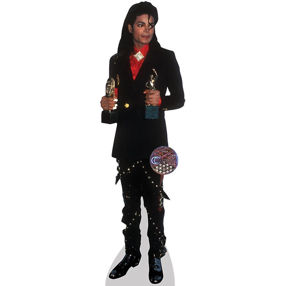 Celebrity Cutouts Michael Jackson (Awards) Cardboard Cutout (life size OR mini size). Standee. Stand Up. Mini Size Cutout