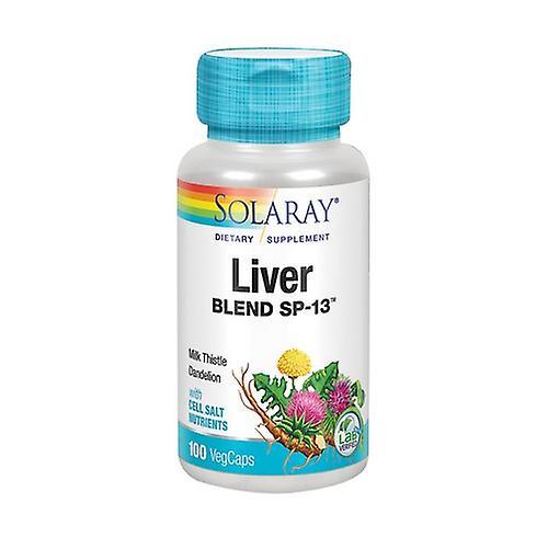 Solaray Liver Blend SP-13, 100 Caps (Pack of 1)