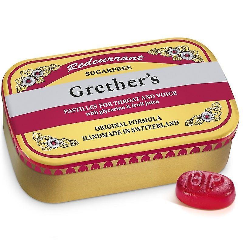 Grethers Grether's Redcurrant Pastilles Sugar Free 110g