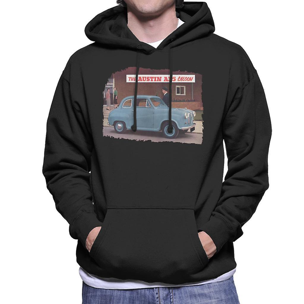 Austin A35 Saloon British Motor Heritage Men's Hooded Sweatshirt Black Large