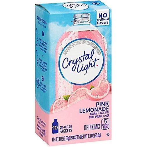 Crystal Light On The Go Pink Lemonade Sugar Free Soft Drink Mix